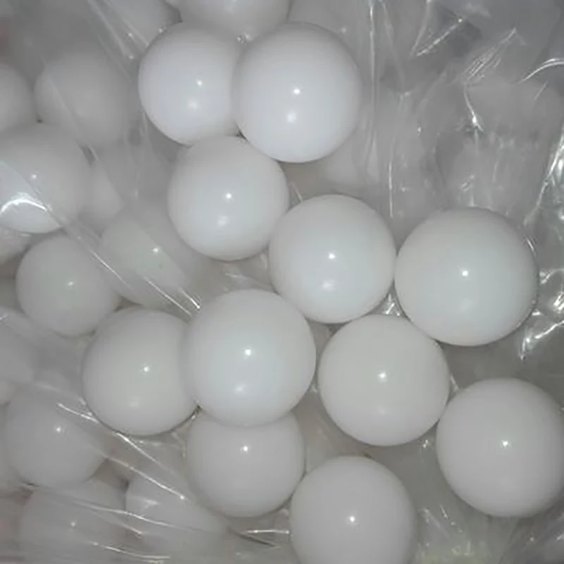 White Polyoxymethylene Solid POM Plastic Ball Ø2 3 3.175 3.969 4 4.5 4.763 5 5.556 6 6.35 7 6.95 7.144~44.45mm images - 6
