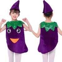 halloween funny jumpsuit banana costume for adult fruit tunic cosplay carnival party group family matching costume pea