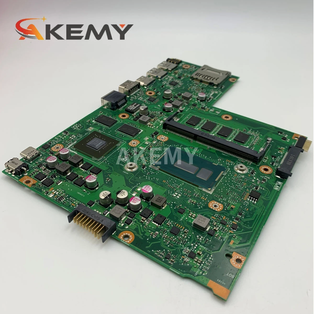 Akemy X540LJ материнская плата для ноутбука For Asus VivoBook X540L F540L A540L R540L оригинальная 4GB RAM I3
