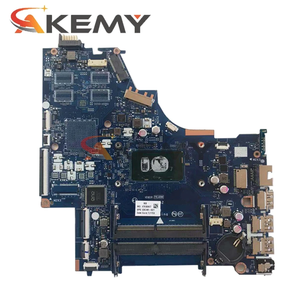 Материнская плата для ноутбука HP 15-BS 250 G6 DKL50 LA-E802P LA-E801P с SR3LD i3-7020u i3-7100uCPU DDR4 100%