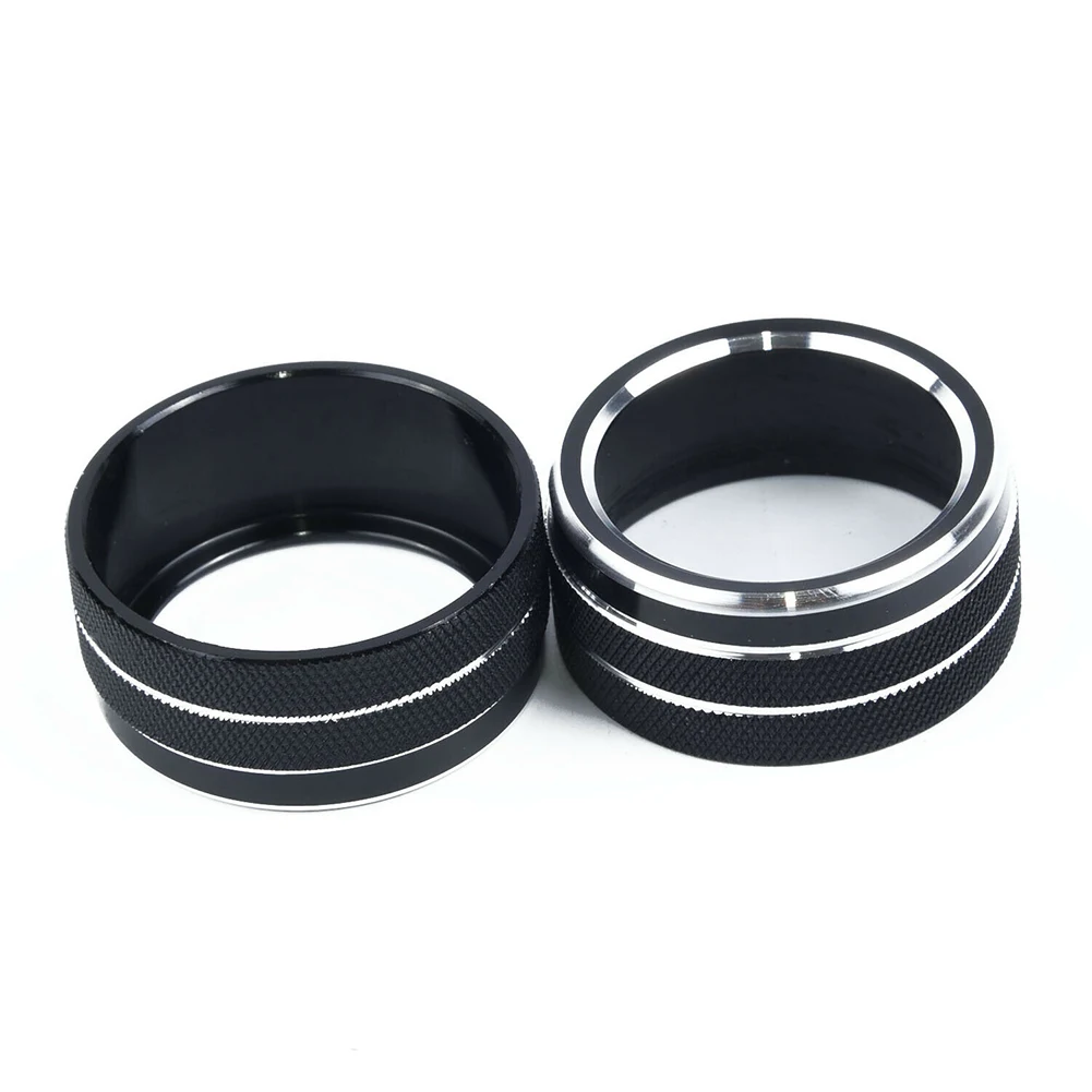 5 шт. алюминиевый сплав салона автомобиля кондиционер аудио функция заднего вида