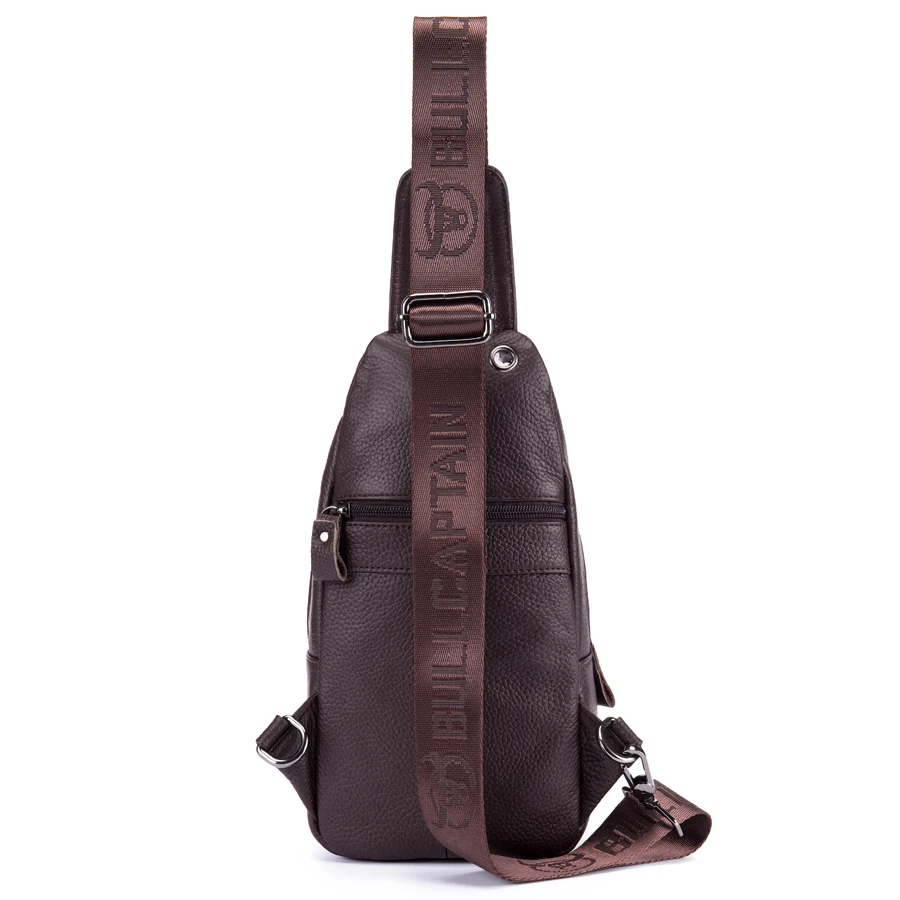 Сумка Кроссбоди мужская из натуральной кожи с отделением для наушников| |