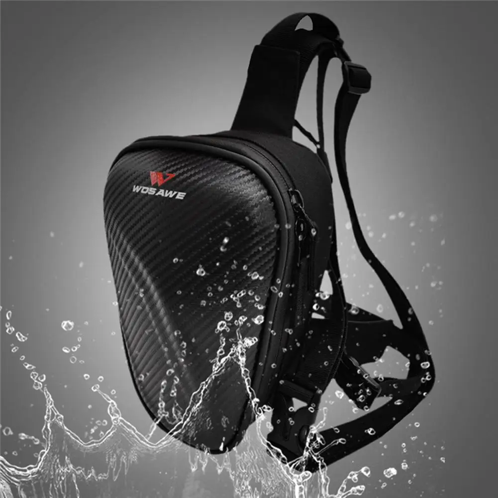 

Motorcycle Drop Leg Bag Waist Bag With Hard Shell Waterproof Metal Detecting Pouch Military Travel Messenger Shoulder Bags