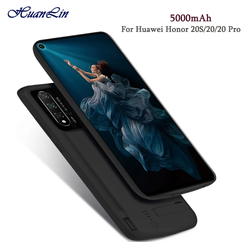 Высококачественный чехол с внешним аккумулятором 5000 мАч для Huawei Honor 20S запасной