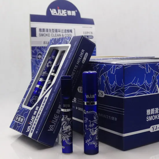 Новый Классический держатель синего циркуляционного фильтра для сигарет модный