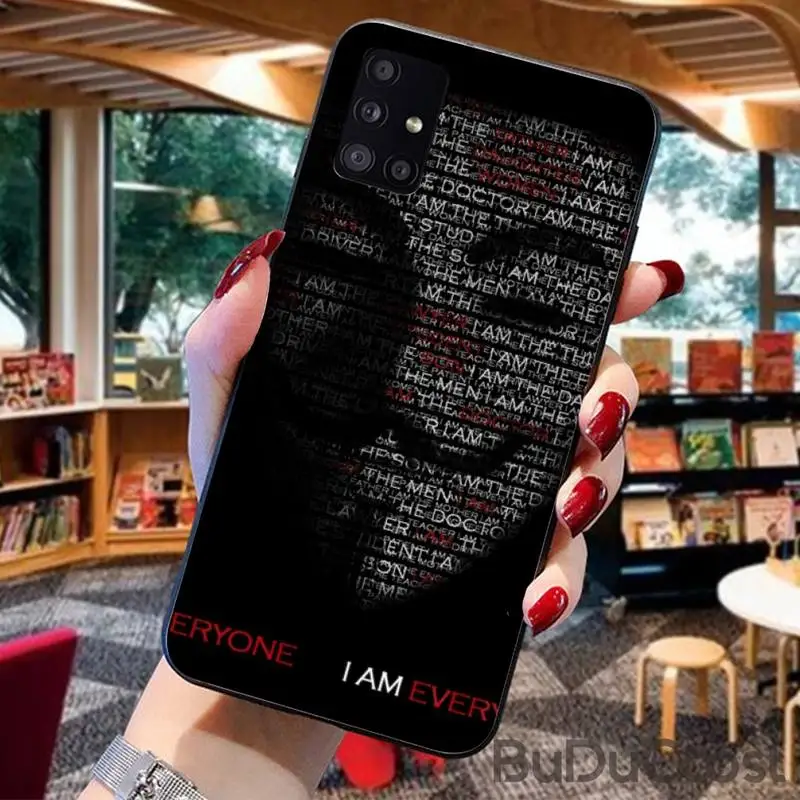 

Riccu movie V For Vendetta Phone Case For Samsung Galaxy A21S A01 A11 A31 A81 A10 A20E A30 A40 A50 A70 A80 A71 A51