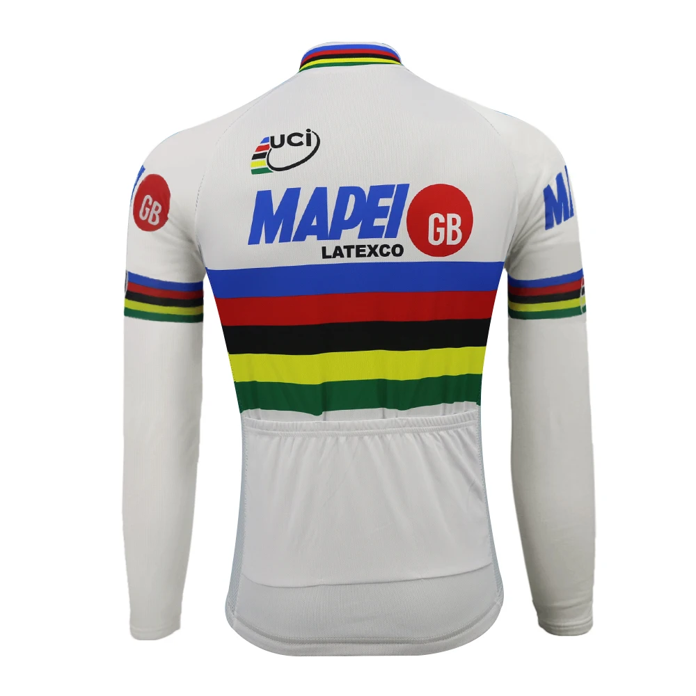 Mapei велокофты Зимние флисовые и без флиса мужские с длинным рукавом Теплые Одежда для велоспорта Майо ciclismo mtb
