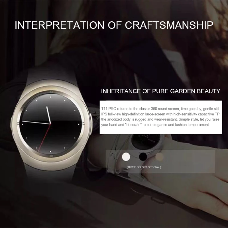 Умные часы Bluetooth для T11 умные цифровые со слотом SIM карты Мужская электроника