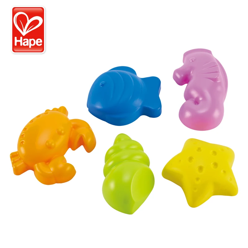 Hape пляжные игрушки песочные мягкий силиконовый Песочник набор ведро с морским