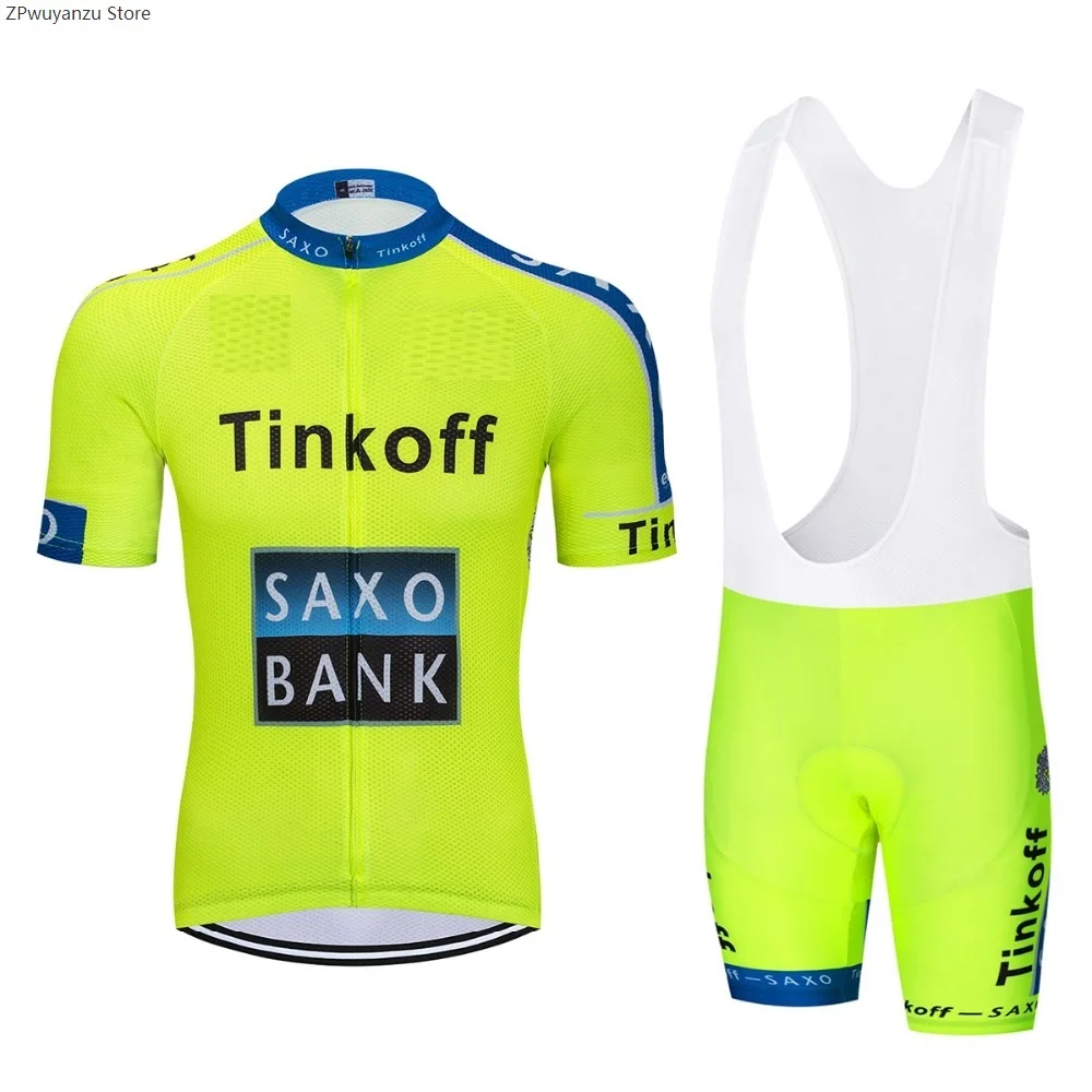 TINKOFF велосипедный костюм для велоспорта Pro team 2020 MTB с коротким рукавом спортивный