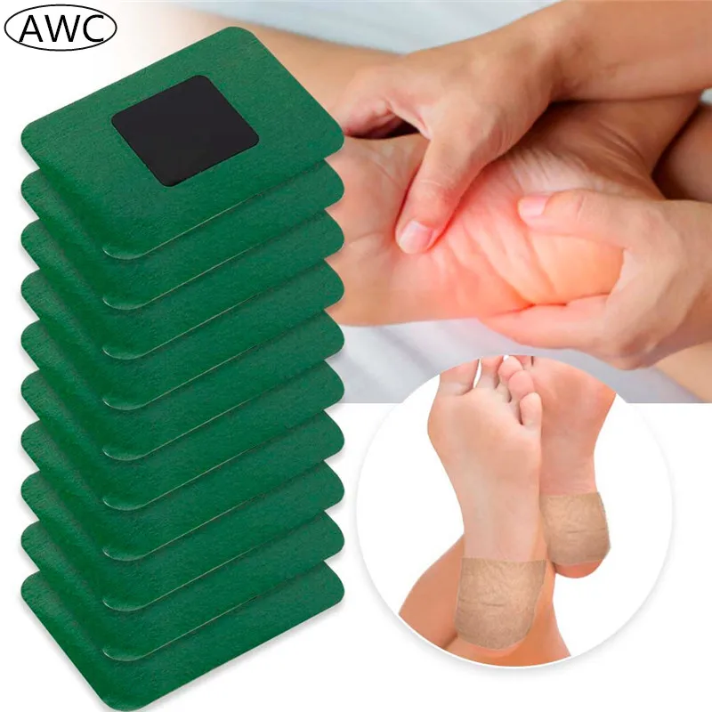 

10Pcs/Box Self-Heating Breathable Tendon Massage Moxibustion Relaxation Medical Heel Spur Patch Foot Care