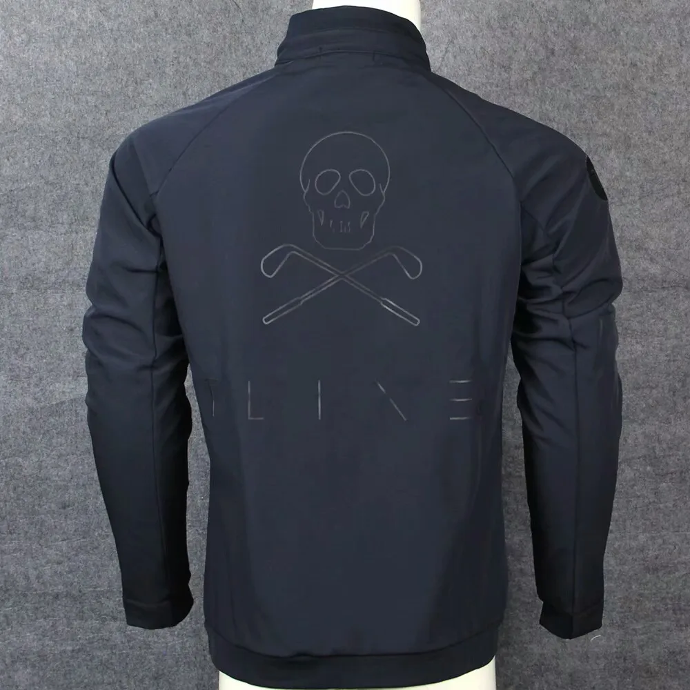 Новая куртка с черепом на молнии для гольфа Марка Lona Спортивная одежда игр