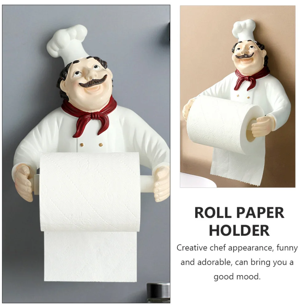 

1pc Hanging Towel Stand Paper Holder Bathroom Decor Wall-mounted Tissue Rack