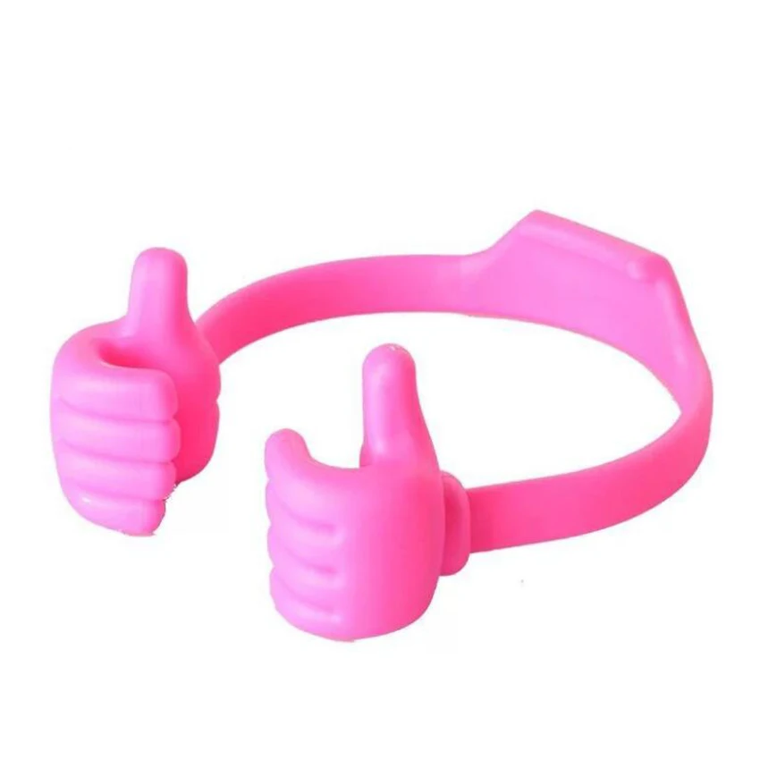

Thumbs-up Phone Stand for Tablets, Pad and Smart Phones, Flexible Plastic Cellphone Tablet Stand, Mobile Smartphone Mount