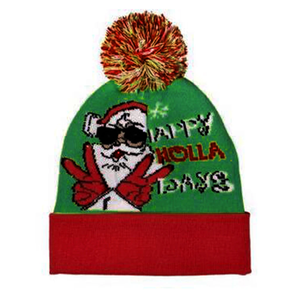 Рыболовные шапки новинка вязанные со светодиодной подсветкой украшение для