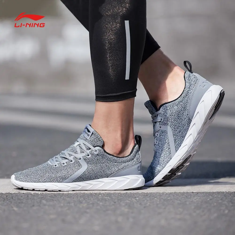 LI-Ning, Женские беговые кроссовки для бега, светильник, подкладка веса, носимая спортивная обувь для фитнеса, кроссовки ARBN086 SJAS18
