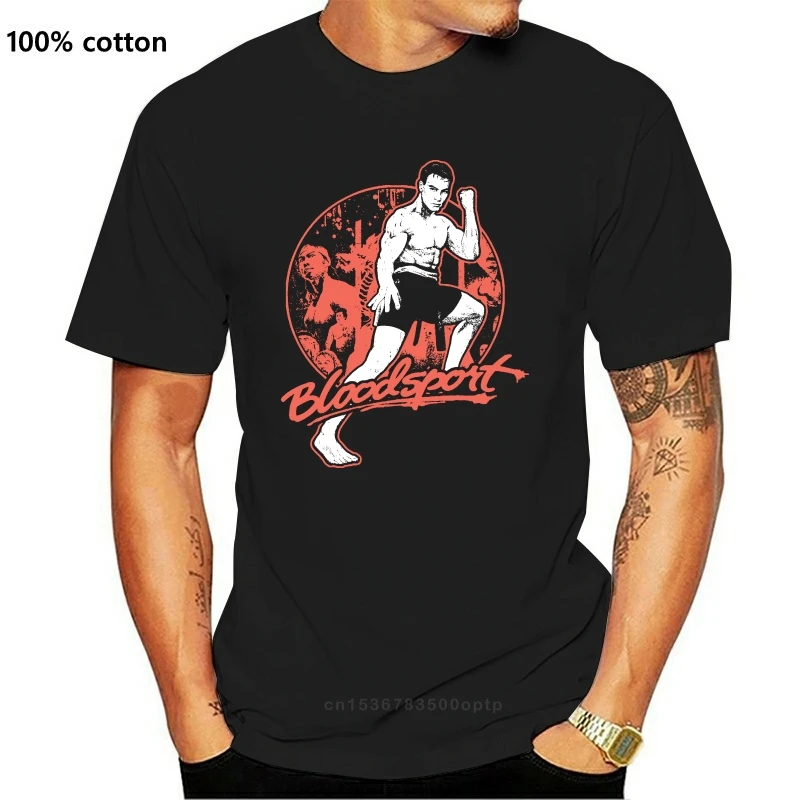 Новая футболка для занятий спортом оливковая пленка карате Ван Дамме культовый