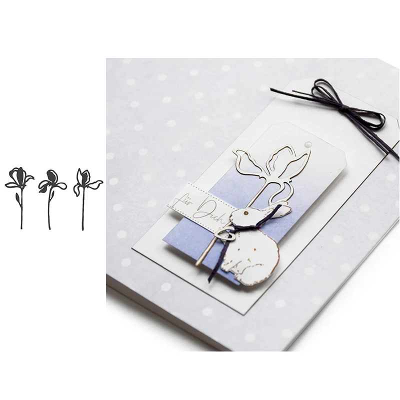 

metal cutting dies 3pcs Set Of Flowers cut die mold new 2019 Scrapbook cards making paper craft knife mould blade punch
