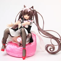 native binding nekopara sexy girl chocola vanilla pvc action figure toy real clothes 14 scale anime figure collectible doll toy