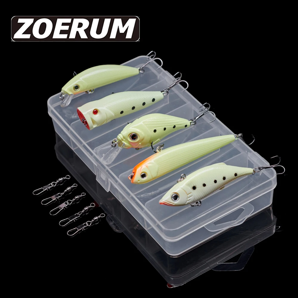 

Воблеры комплект карандаш рыболовная наживка воблер Pesca Рыболовная наживка Поппер VIB приманка Светящиеся искусственные цветы, твердая прим...