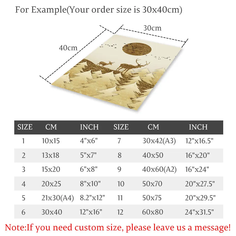 Абстрактная Гора Северный постер Золотая Картина на холсте птица солнце