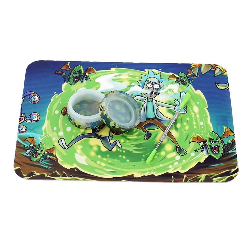 Симпатичный силиконовый коврик для уборки + металлический инструмент и