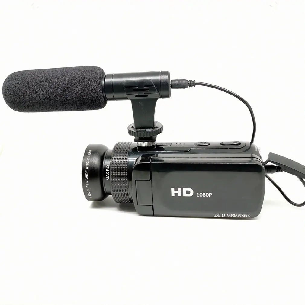

High Definition Digital Video Camera With Microphone Wide-angle Lens Home Durable Digital Video Camera
