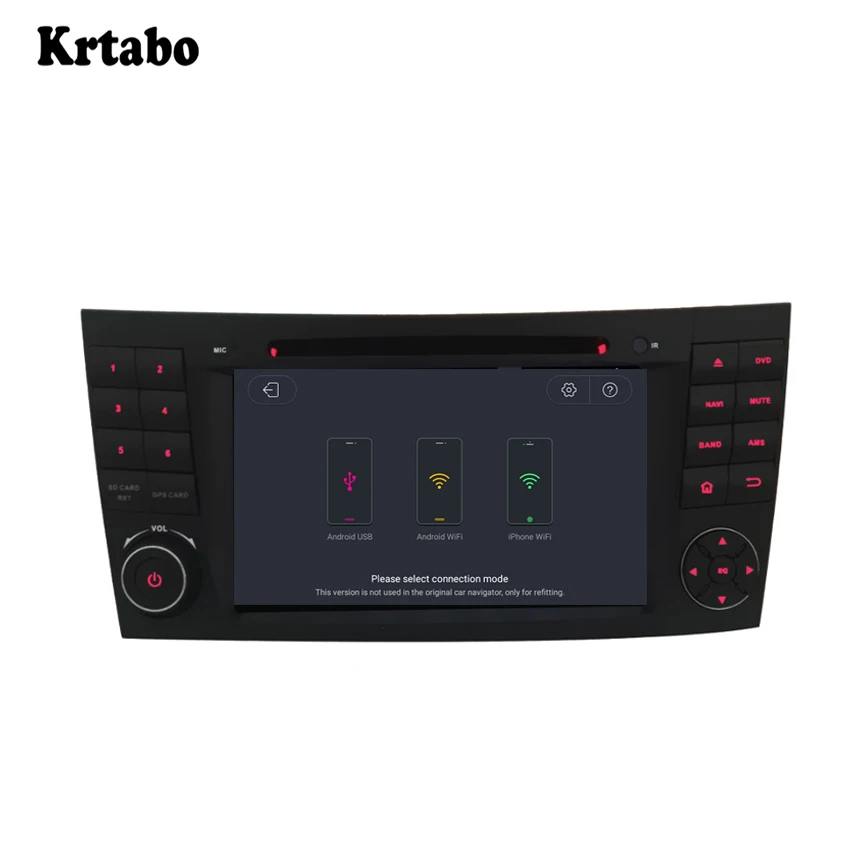Автомобильный Интеллектуальный многофункциональный плеер Krtabo для Benz E-Class W211/CLS