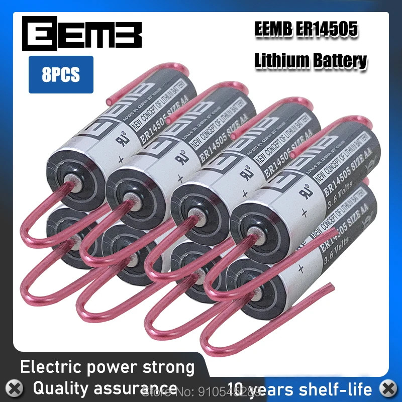 8 шт. EEMB ER14505AX 3 6 V ER14505 умный счетчик воды с сварочной иглой проводящая карта