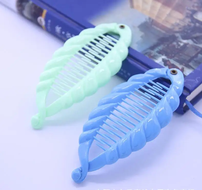 Заколка для волос в форме рыбы Шпилька черного цвета аксессуары женщин зажим 59| |