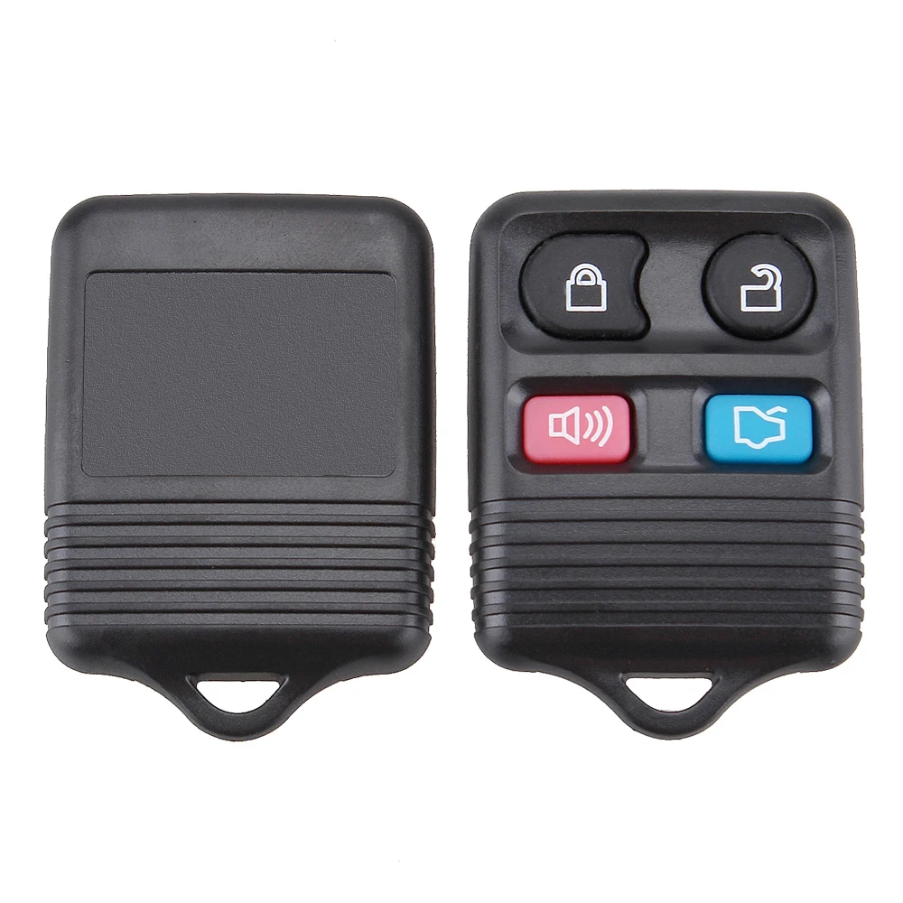 

4 Button Black PP Keyless Entry Replacement Portable Car Remote Key Shell Case Fit for Ford Convenient Car Accessories Tools