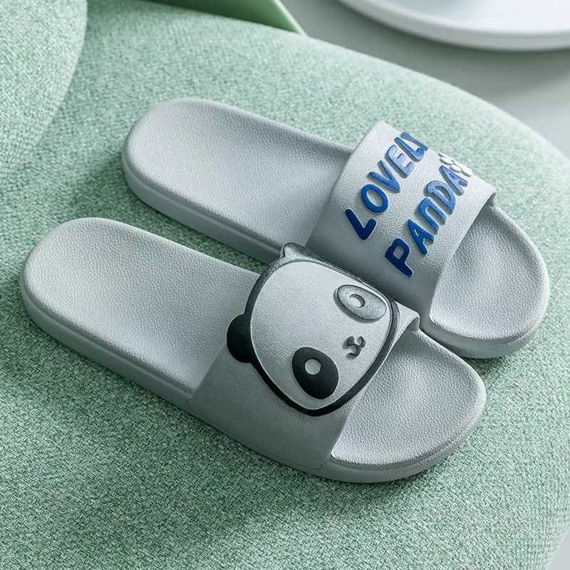 Summer Indoor Bathroom Bath Antiskid Soft Bottom Lovers Home Quiet Deodorant Cool Slippers For Men