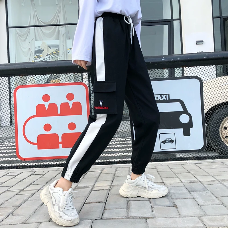 

Drawstring overalls women's summer 2021 new junior high school students loose and thin fashion west wind casual pants