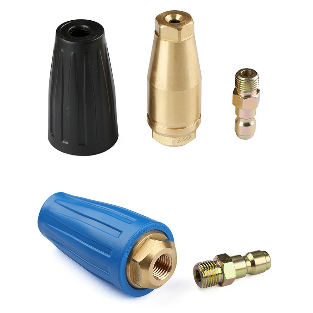 

3000 3600 4000PSI Turbo Rotating Spray Nozzle 360 Degrre Rotating Turbo Cleaner for Pressure Washer with 1/4" Quick Connect Plug