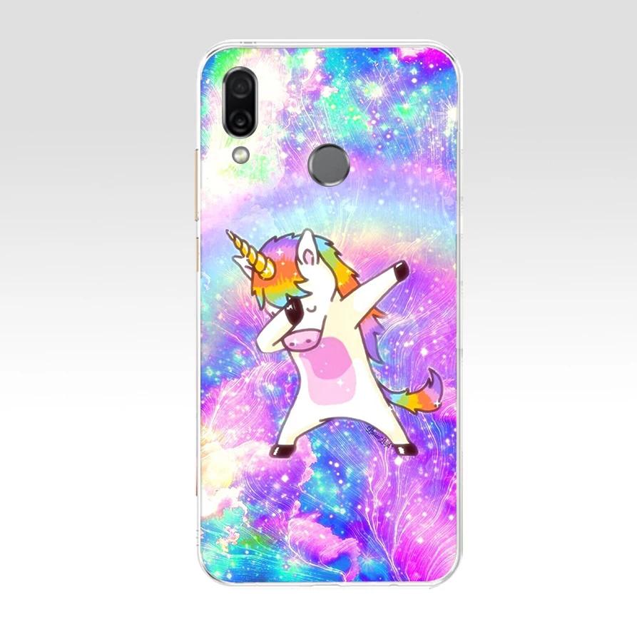 74AA Unicorn On Rainbow Jetpack Soft TPU Case Cover For Huawei Honor 8 8S 8X Lite 9 | Мобильные телефоны и аксессуары