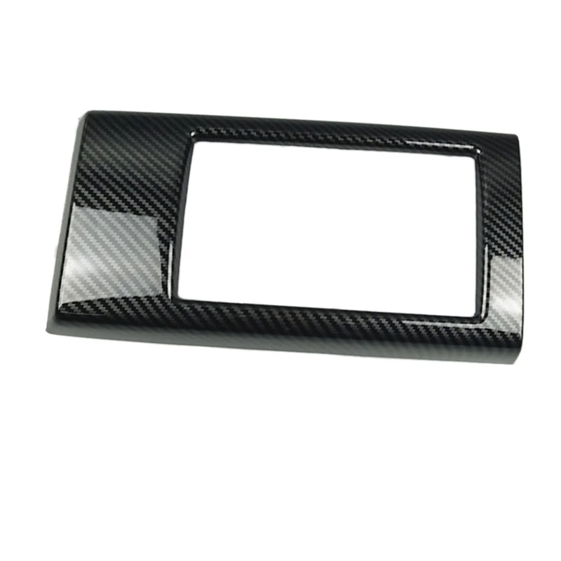 

for- A3 8V 2014-2018 Center Console Armrest Storage Box Frame Cover Trim Carbon Fiber Style