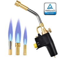mapp propane gas welding torches plumbing blowtorch soldering tool metal flame gun brazing welding quick fire solder gas burner