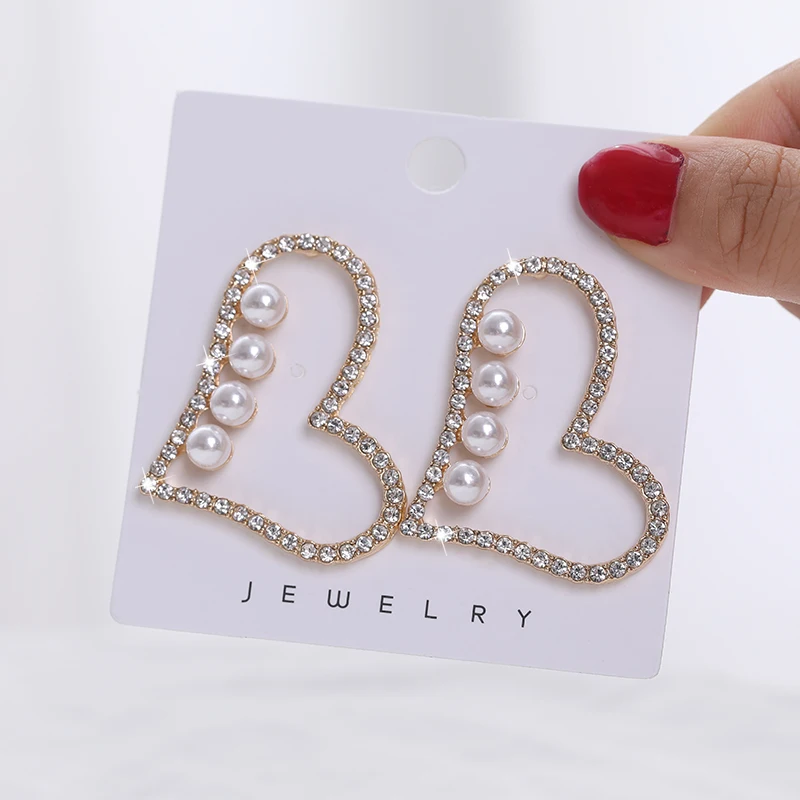 Женские серьги гвоздики с искусственным жемчугом|Серьги-гвоздики| |