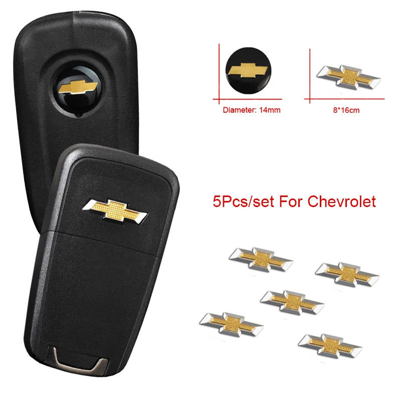 5 шт. 14 мм Автомобильный логотип дистанционного управления ключ значок наклейки