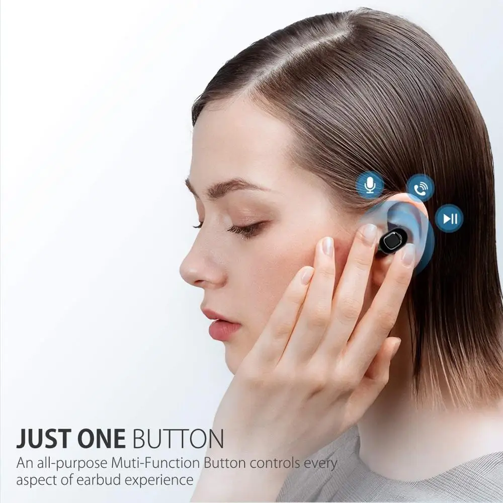TWS-наушники SODO T205 Bluetooth V5.0 с зарядным устройством | Электроника