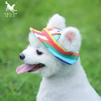 cross border express sales of amazons new pet supplies net cloth breathable sun hat cat and dog hat princess hat