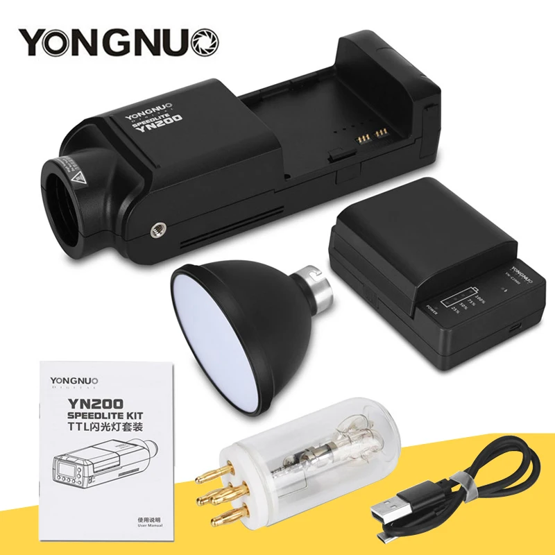 Ограниченная по времени распродажа литиевая батарея YONGNUO YN200 TTL HSS 2 4G 200 Вт