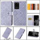 Модный кожаный чехол-кошелек с откидной крышкой для Samsung Galaxy S22 S21 S20 Lite S10 Plus Note 20 Ultra A11 A10 A02 A02S, чехол с отделением для карт