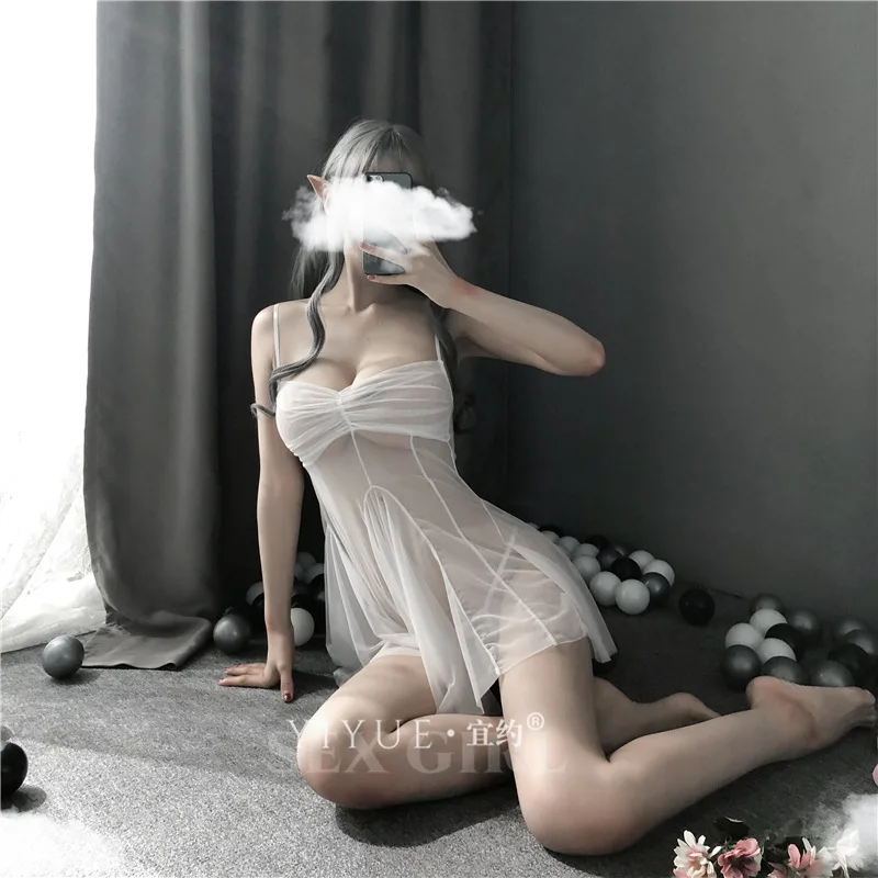 

Sexy Lace Nightgown Perspective Of Female Sexy Nightdress Women Sleepwear Pyjamas Sexy Bathrobe Female Home Clothes