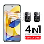 4 в 1, защитная пленка для экрана телефона Xiaomi POCO M4 Pro