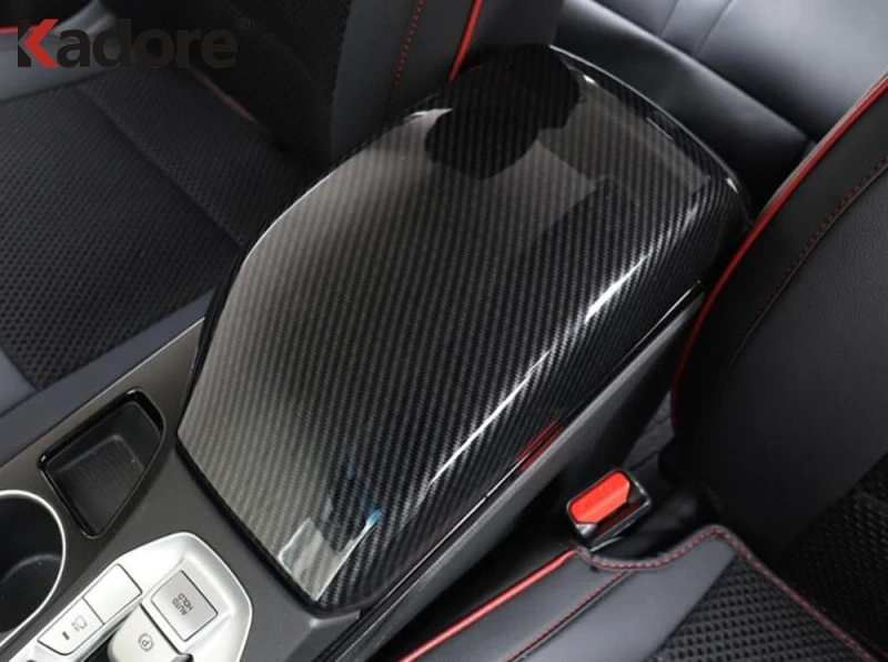 Для hyundai Tucson 2015 2019 2020 углеродное волокно внутренняя дверь подлокотник панель окно