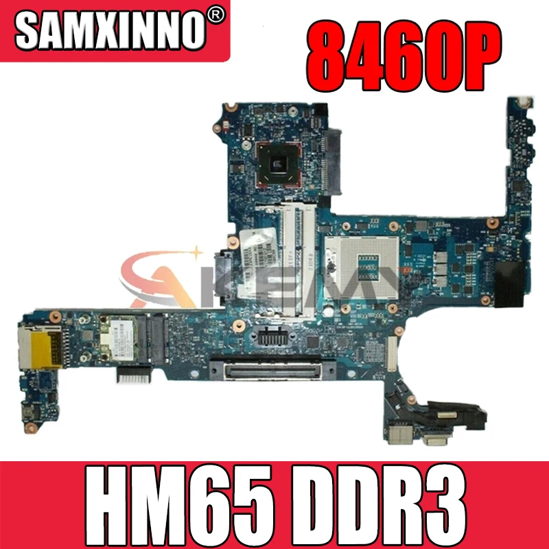

Материнская плата для ноутбука HP Probook 6460B 8460P 646320-002 HM65 DDR3, материнская плата, полный тест, 100% работа