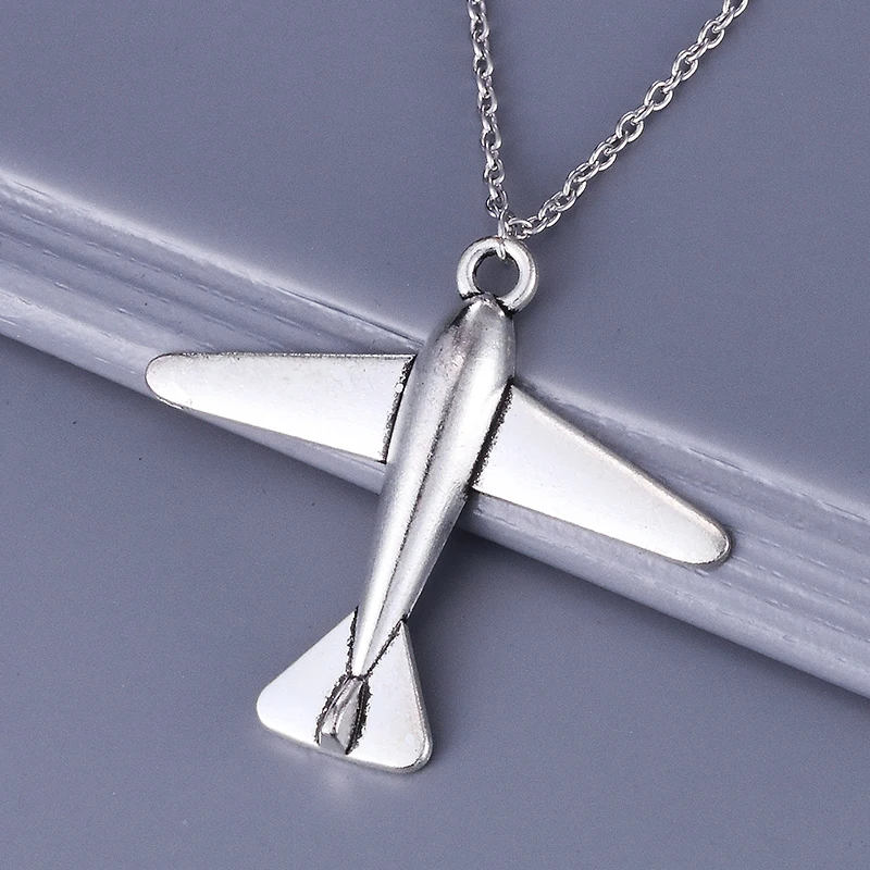 Модные украшения винтажное ожерелье самолеты подвеска для мужчин и женщин |