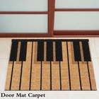Резиновый дверной коврик с пианино-клавишами, противоскользящий ковер для ванной, кухни