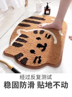cute cat carpet bedroom door bathroom absorbent soft non slip thick floor mat